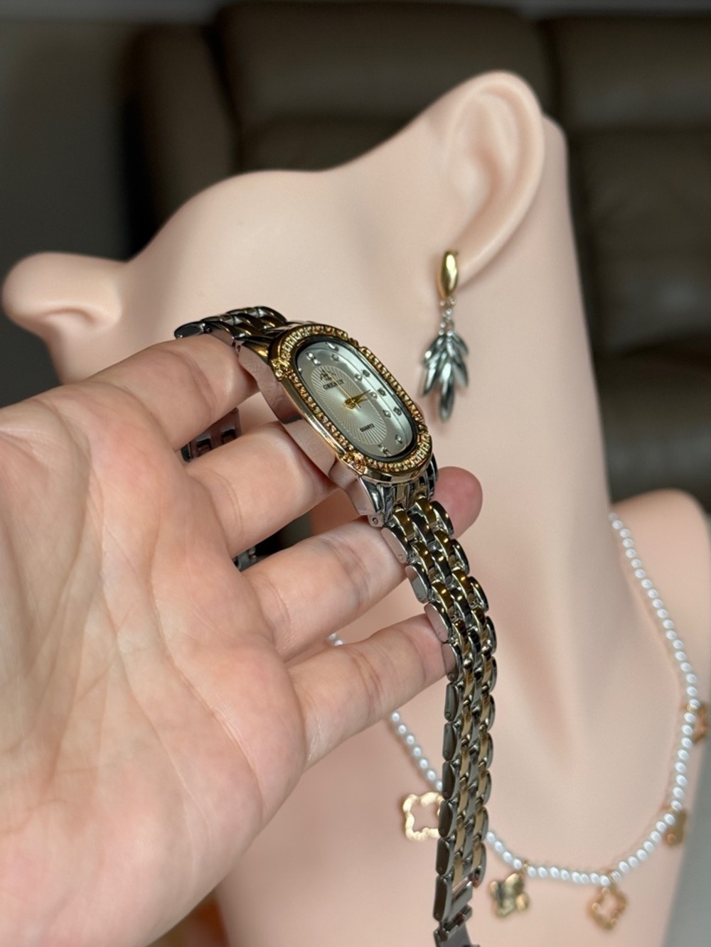 Gold and Silver Bracelet Watch - Picture 5 of 5